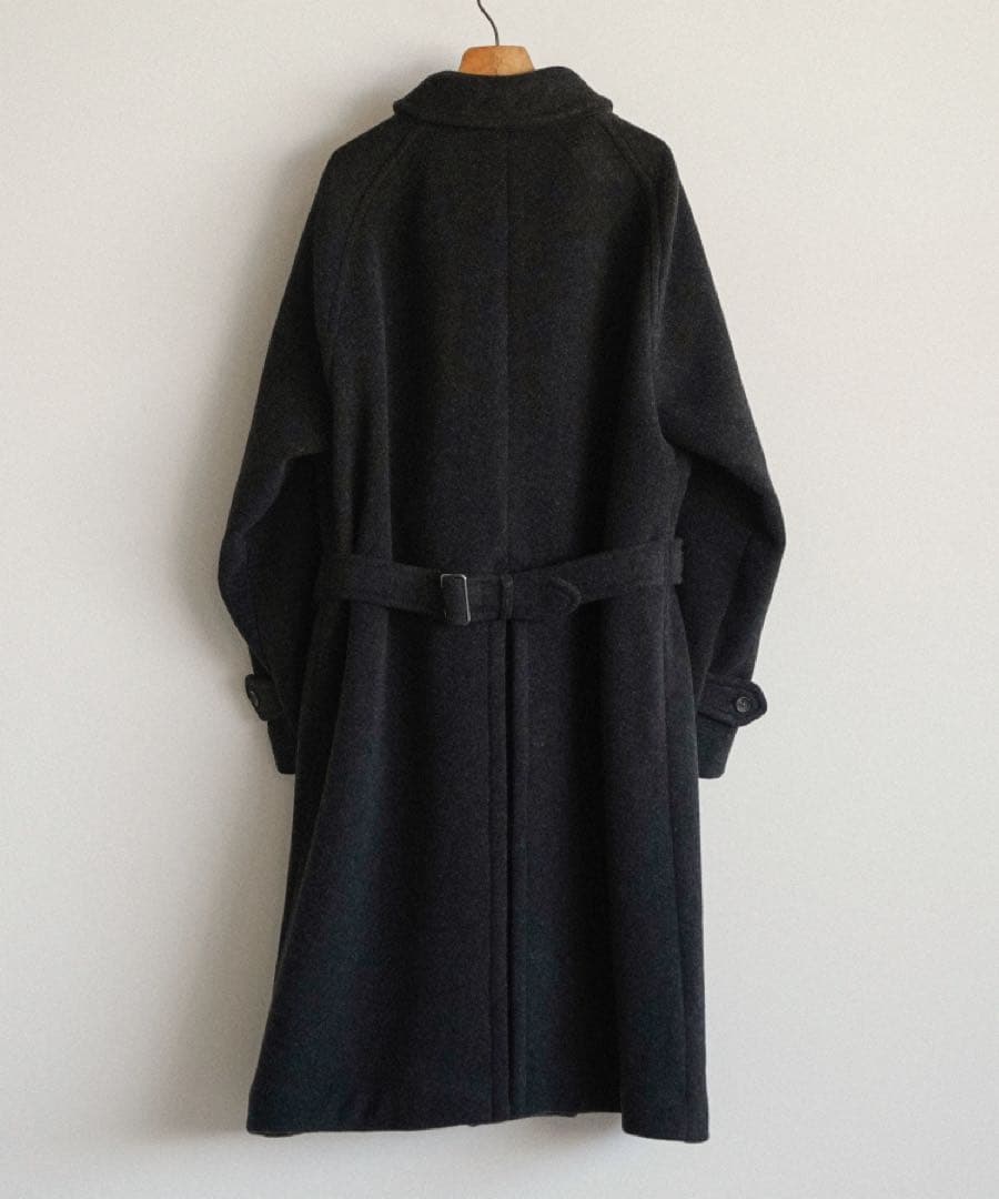 ジャケット・アウター Shiun TIELOCKEN MELTON COAT CHARCOAL S