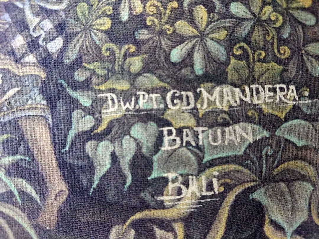 バリ絵　精緻な極細密画