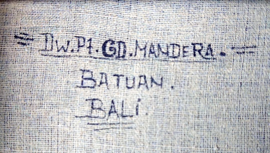 バリ絵　精緻な極細密画