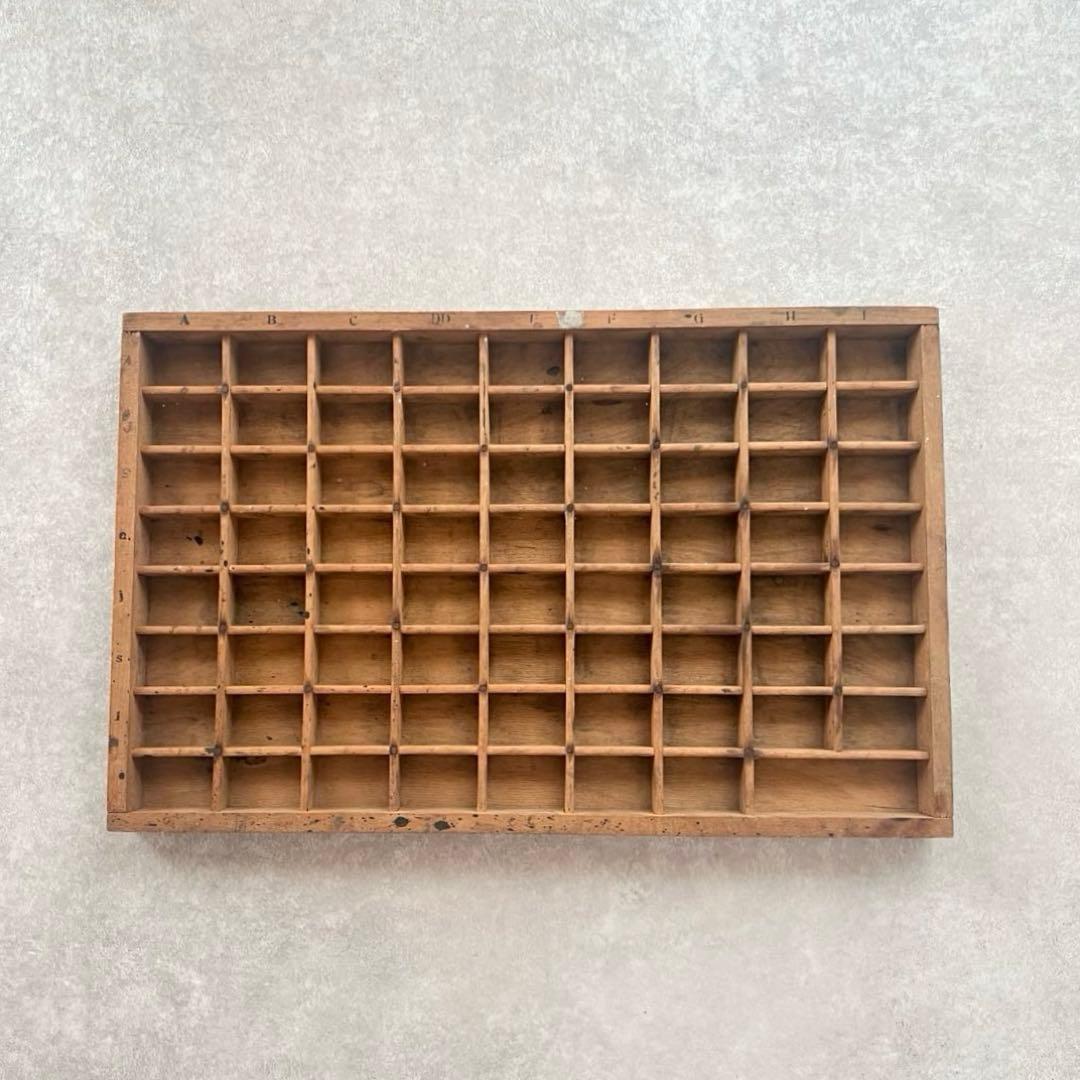 【アンティーク】 木製 プリンタートレイ インテリア