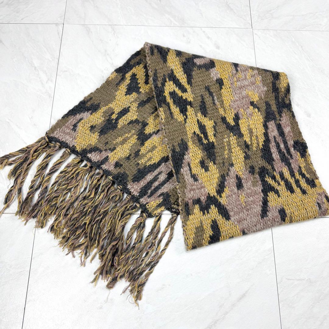 未使用に近い NICENESS ナイスネス STEWART ニット ストール