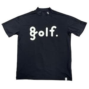 8G SHOOT　LOGO PRINT MOCK NECK S/S TEE