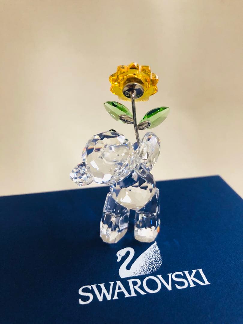 値下げ➡︎【SWAROVSKI】Krisベア+ケーキSET クリスタルオブジェ