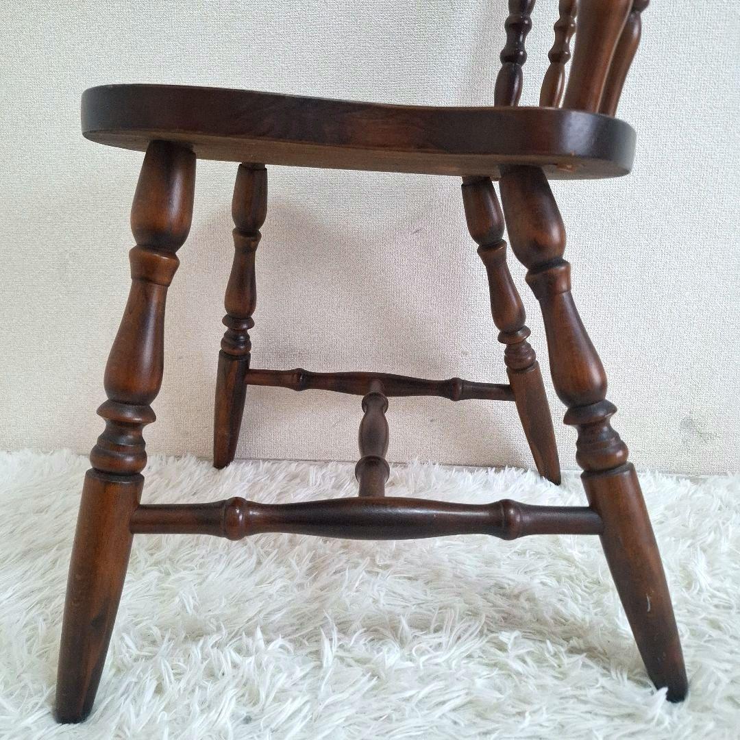 【状態良好】柏木工 ダイニングチェア ウィンザーチェア ブラウン