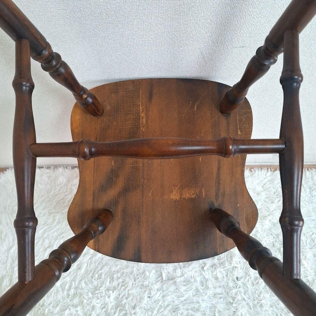 【状態良好】柏木工 ダイニングチェア ウィンザーチェア ブラウン