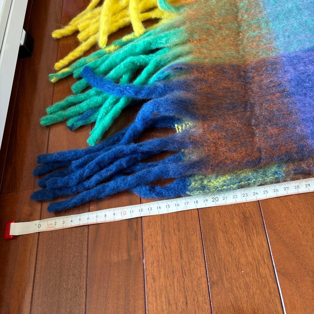 Acne Studios カラフルチェックマフラー