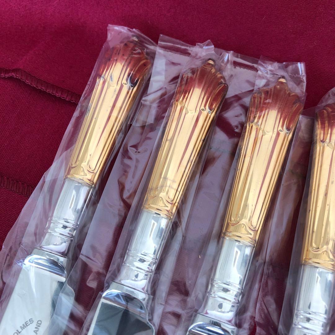 未使用　ジー＆ホルム　ナイフ＆フォーク12本　ヘリテージプレート　最高級　銀製品