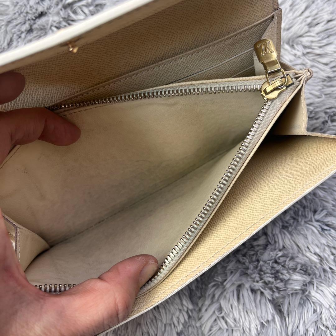 ルイヴィトン　ダミエアズール　長財布　メンズ　レディース　ホワイト