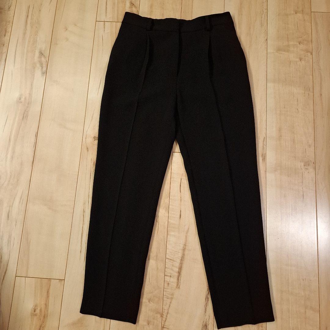 PLST　 ブラック ノーカラーセットアップ　L