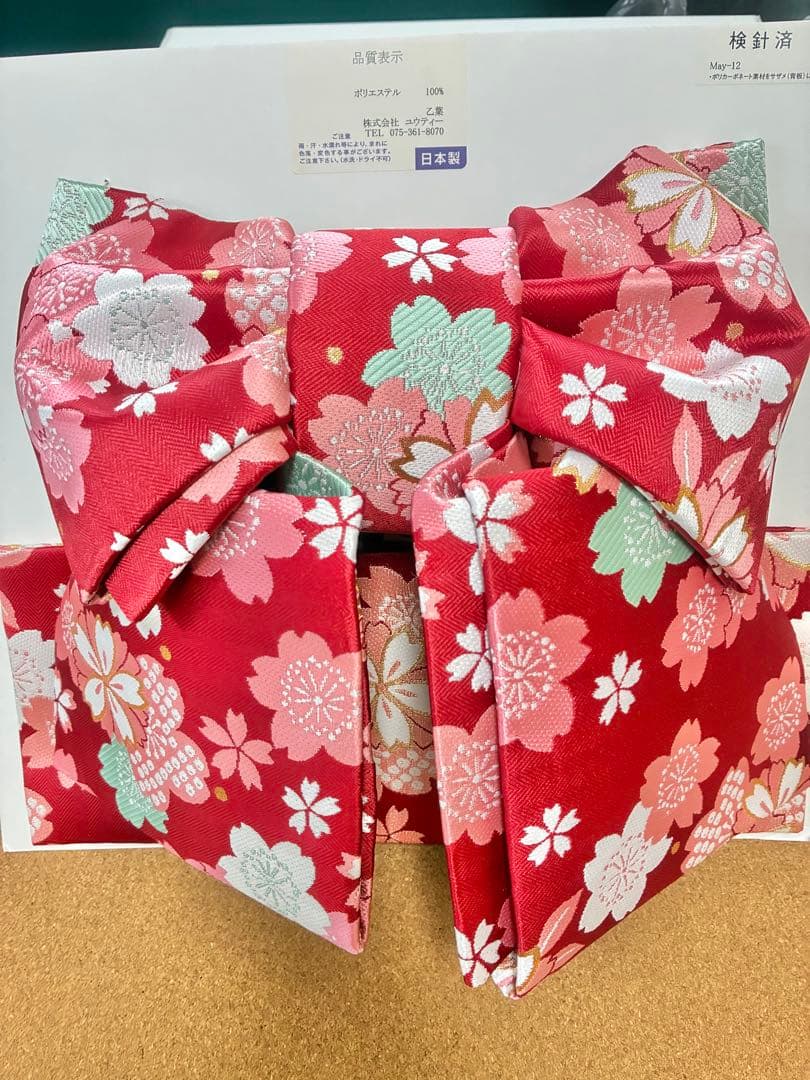 新品未使用　　乙葉、小町キッス　ブランド　七歳七五三 女の子 着物 フルセット