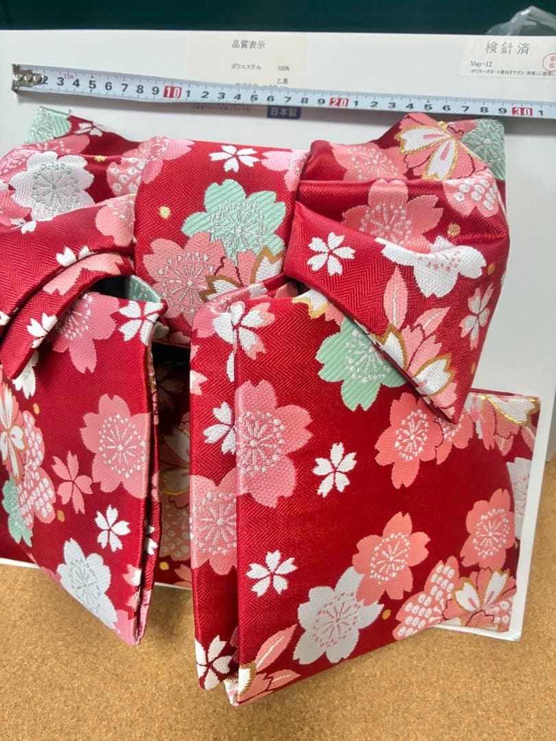 新品未使用　　乙葉、小町キッス　ブランド　七歳七五三 女の子 着物 フルセット