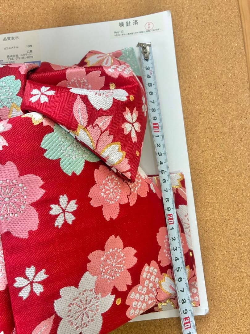 新品未使用　　乙葉、小町キッス　ブランド　七歳七五三 女の子 着物 フルセット