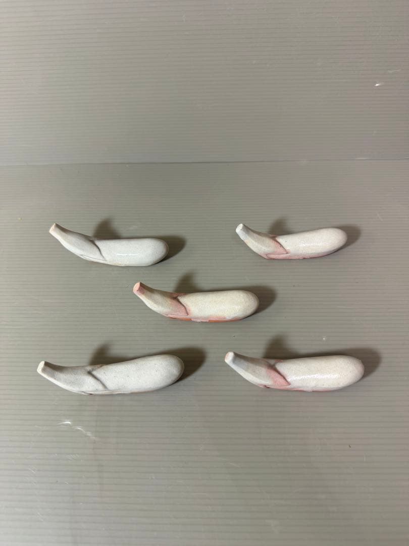 2777 萩焼　箸置　5客　未使用