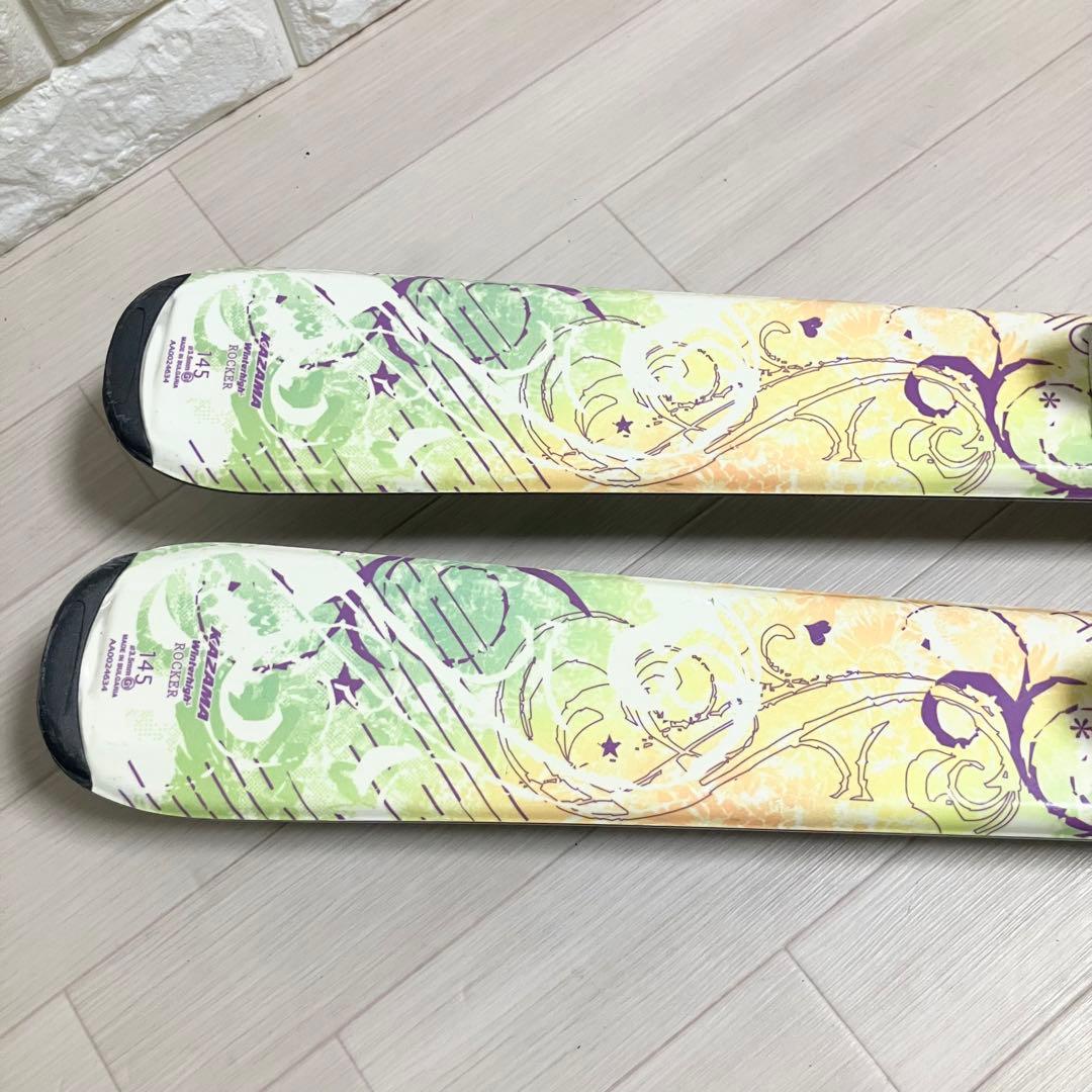ストック付/KAZAMA ROCKER 145 カザマ ロッカースキーセット