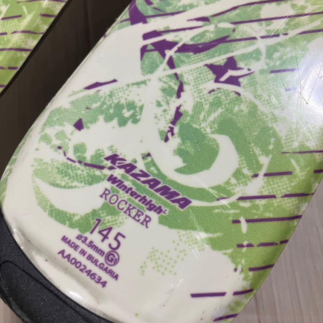 ストック付/KAZAMA ROCKER 145 カザマ ロッカースキーセット