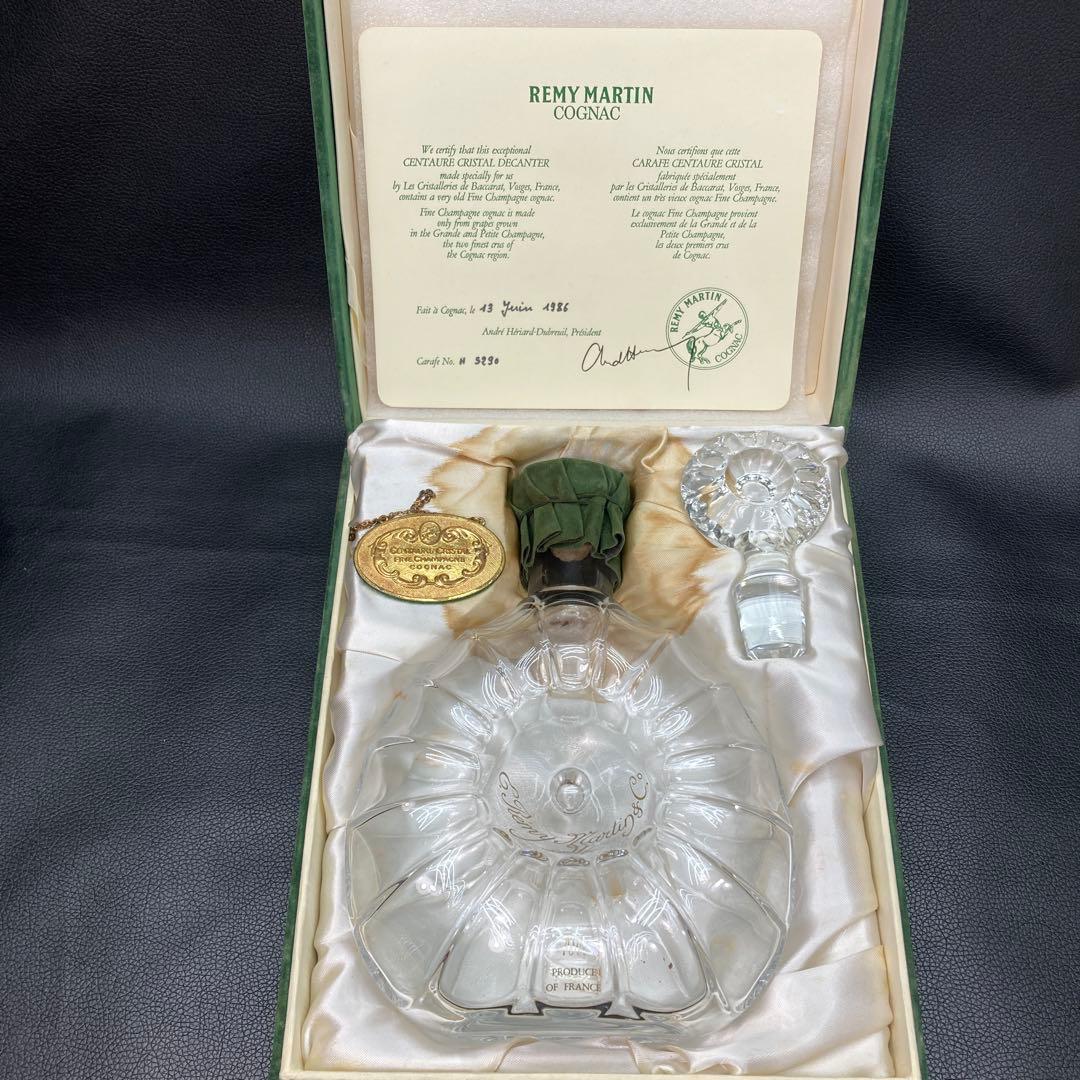 レミーマルタン　バカラ　ボトル　セントークリスタル　空瓶