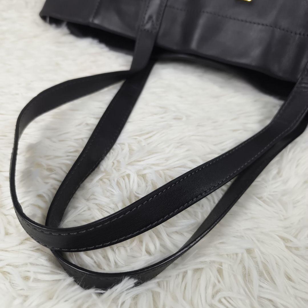 美品✨ ブルーレーベルクレストブリッジ トートバッグ レザー 肩掛け A4可 黒