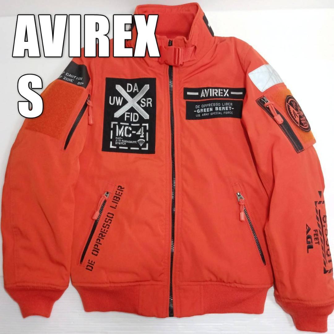 AVIREX MA-1 モデファイハロ フライトジャケット ブルゾン 美品