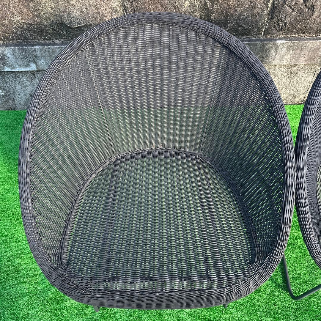 イタリア製 emu エミュー ガーデンチェア 西洋家具　2脚セットiso※