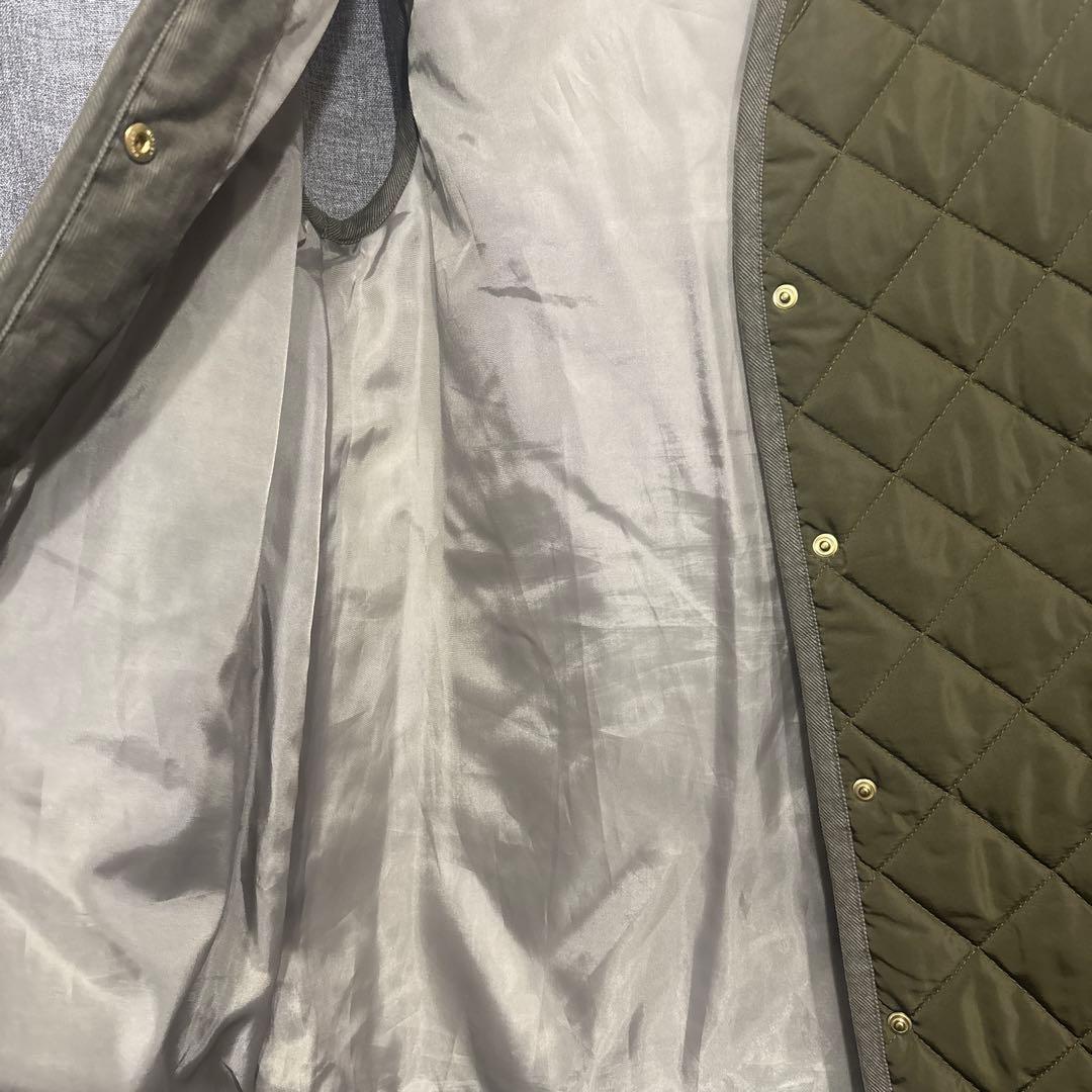 our ロング丈のキルティングベスト