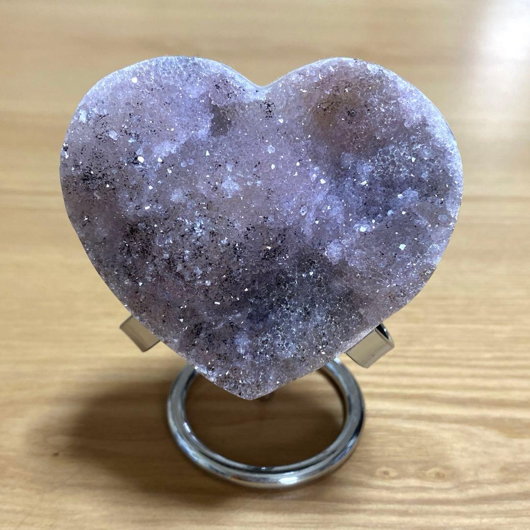 お値下げ不可♡アメジスト　シュガー　ハート　キラキラ