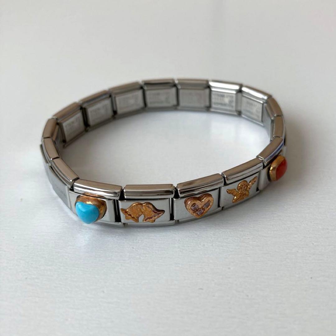 NOMINATION ノミネーション　ブレスレット　ターコイズ　天使　ハート