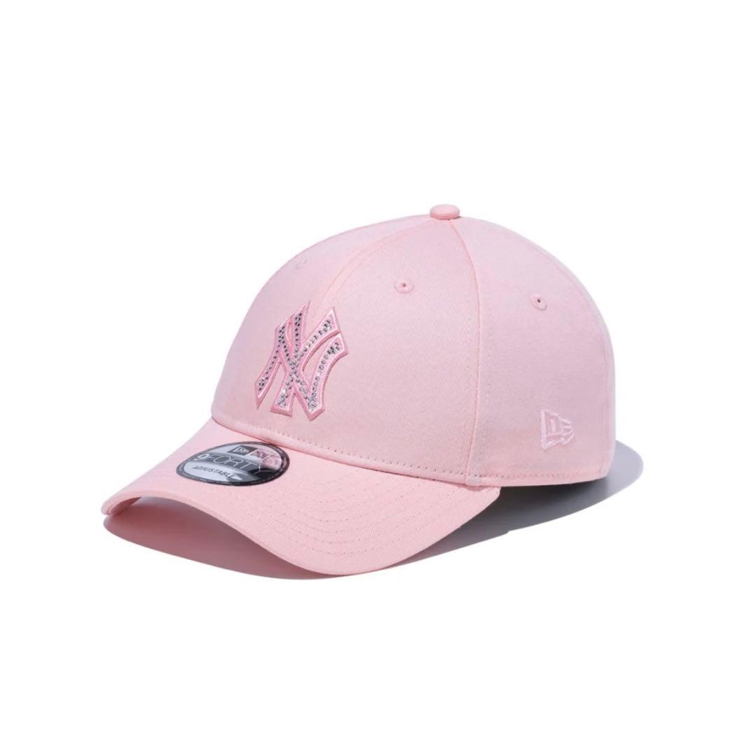 ꒰ 未開封 ꒱ ニューエラ 9FORTY ラインストーン ピンクレモネード ♡