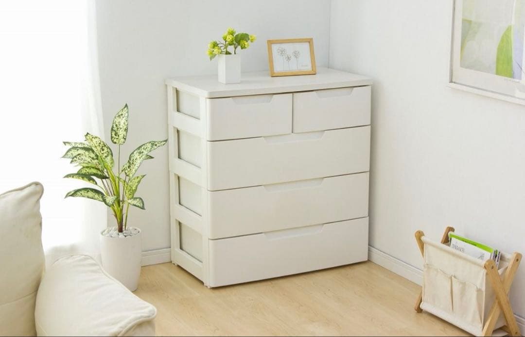 アイリスオーヤマ マルチユースチェスト4段 幅73× 奥行40.5×高さ77.5