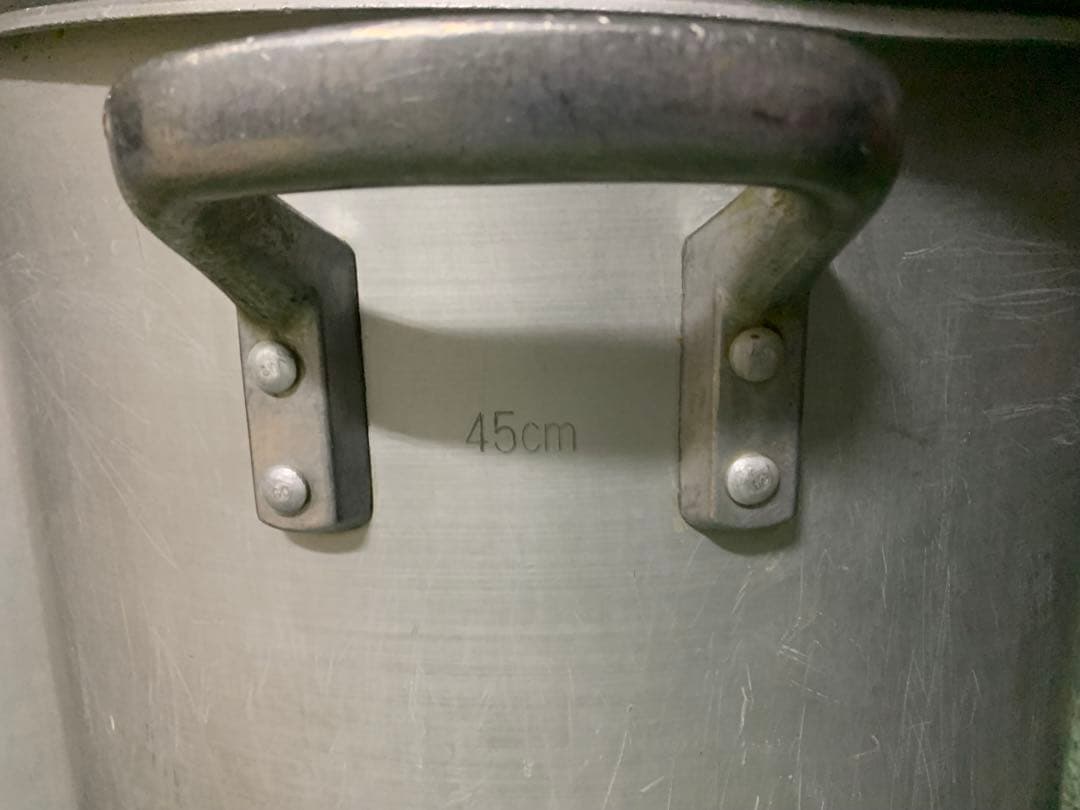 寸胴鍋 特大直径48cm ト45cm 値下げ！