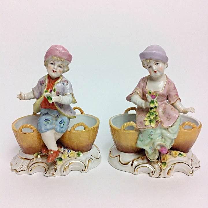 マイセン風　人形❓ 陶器 骨董　アンティーク