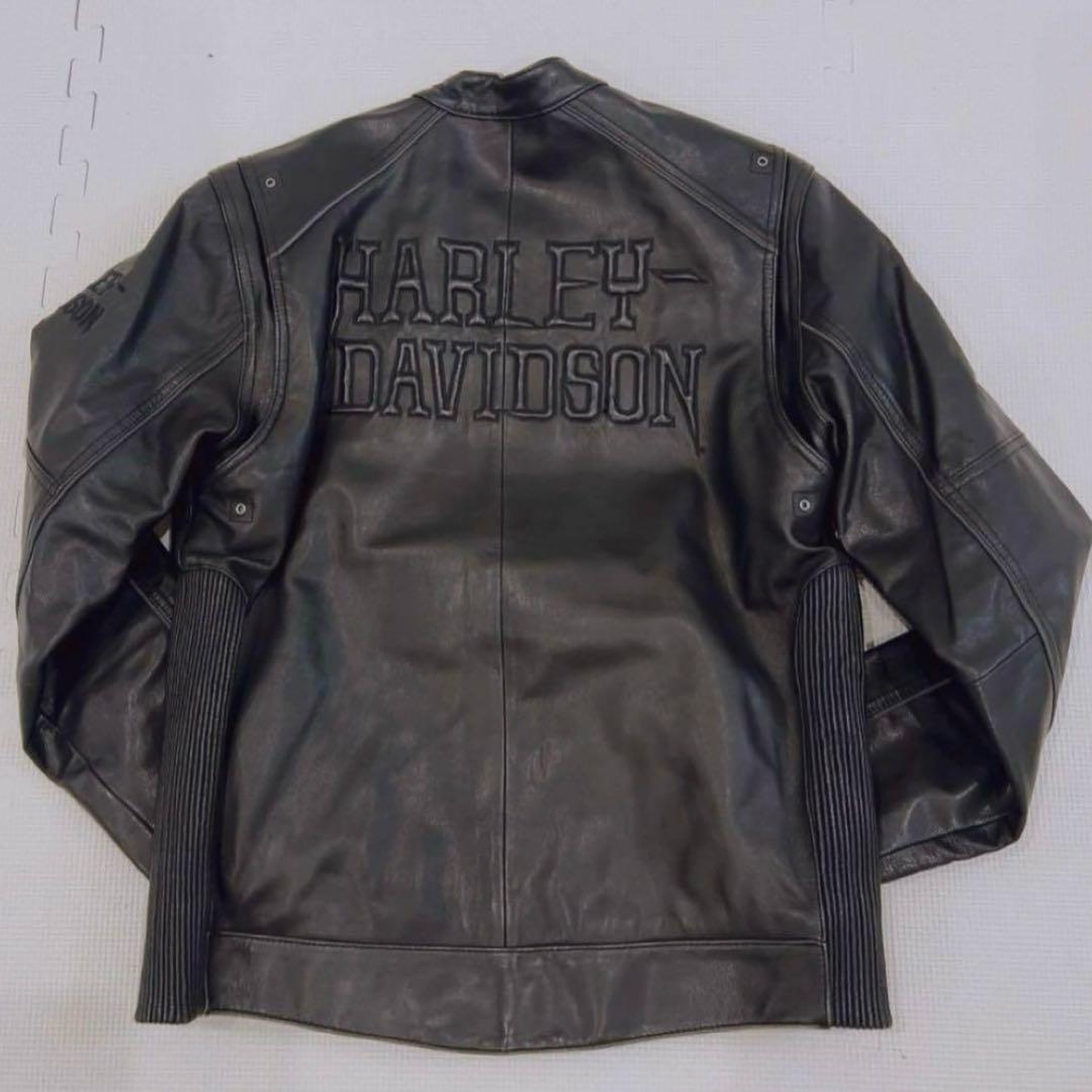 ハーレー　ライダースジャケット　シングル　ハーレーダビッドソン
