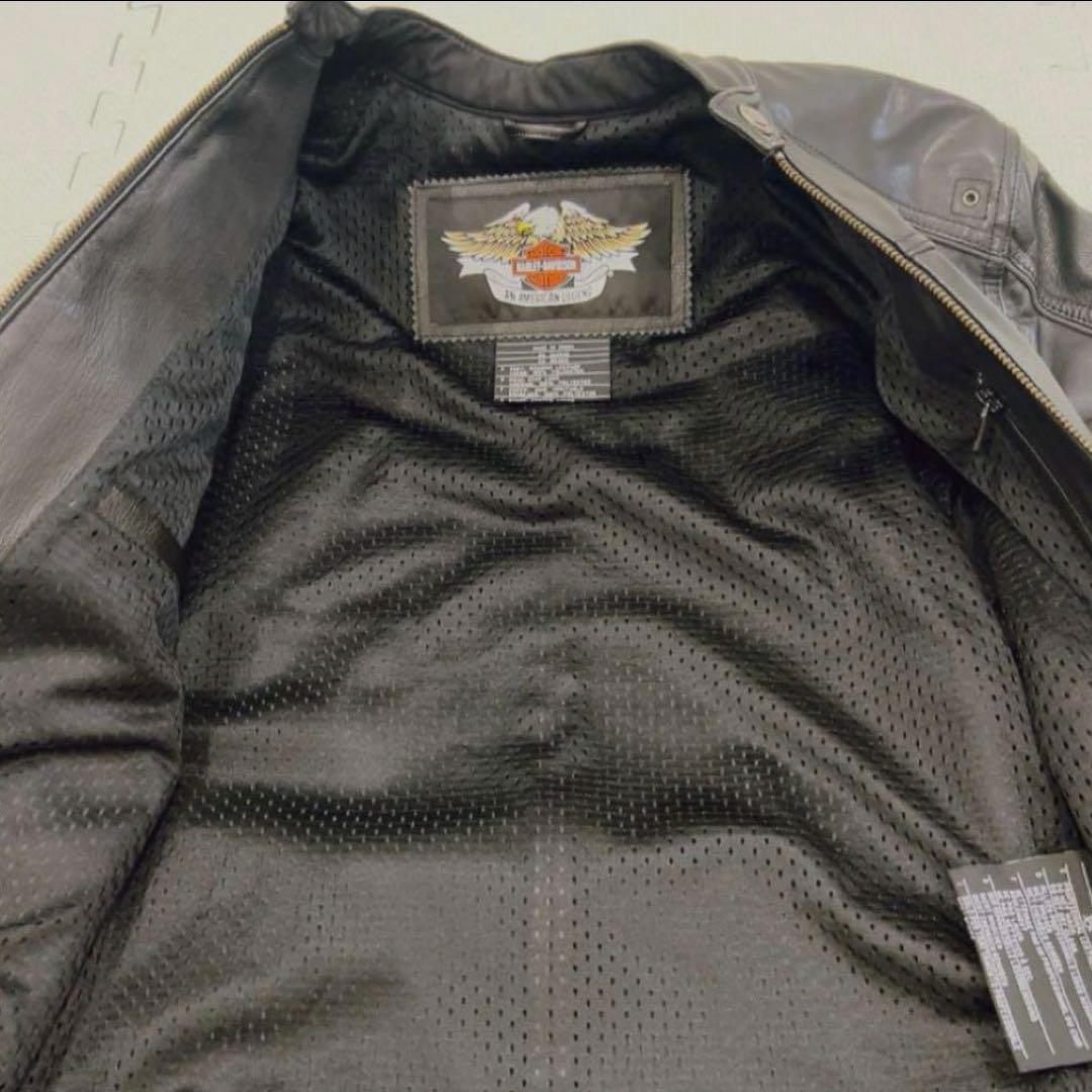 ハーレー　ライダースジャケット　シングル　ハーレーダビッドソン