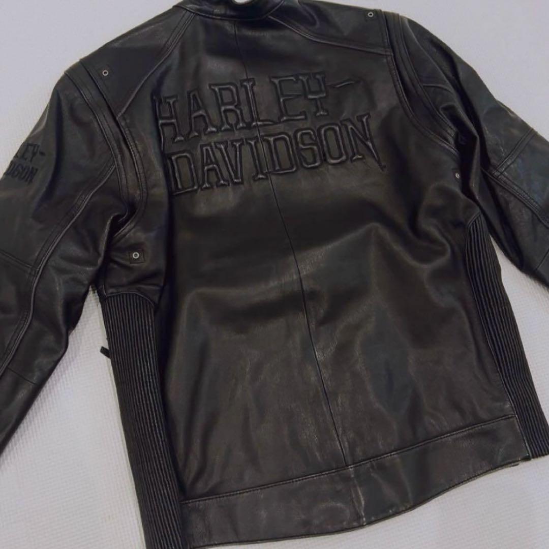ハーレー　ライダースジャケット　シングル　ハーレーダビッドソン