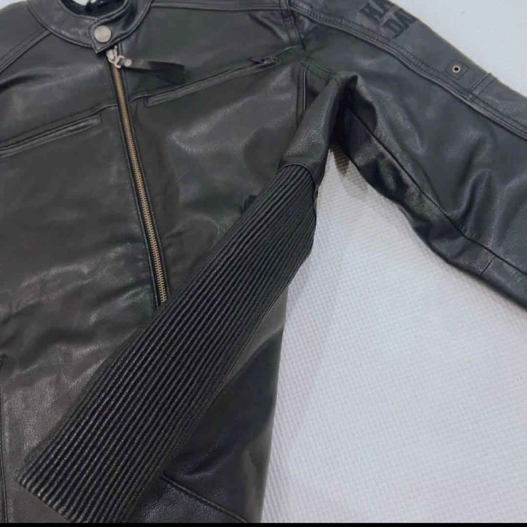 ハーレー　ライダースジャケット　シングル　ハーレーダビッドソン