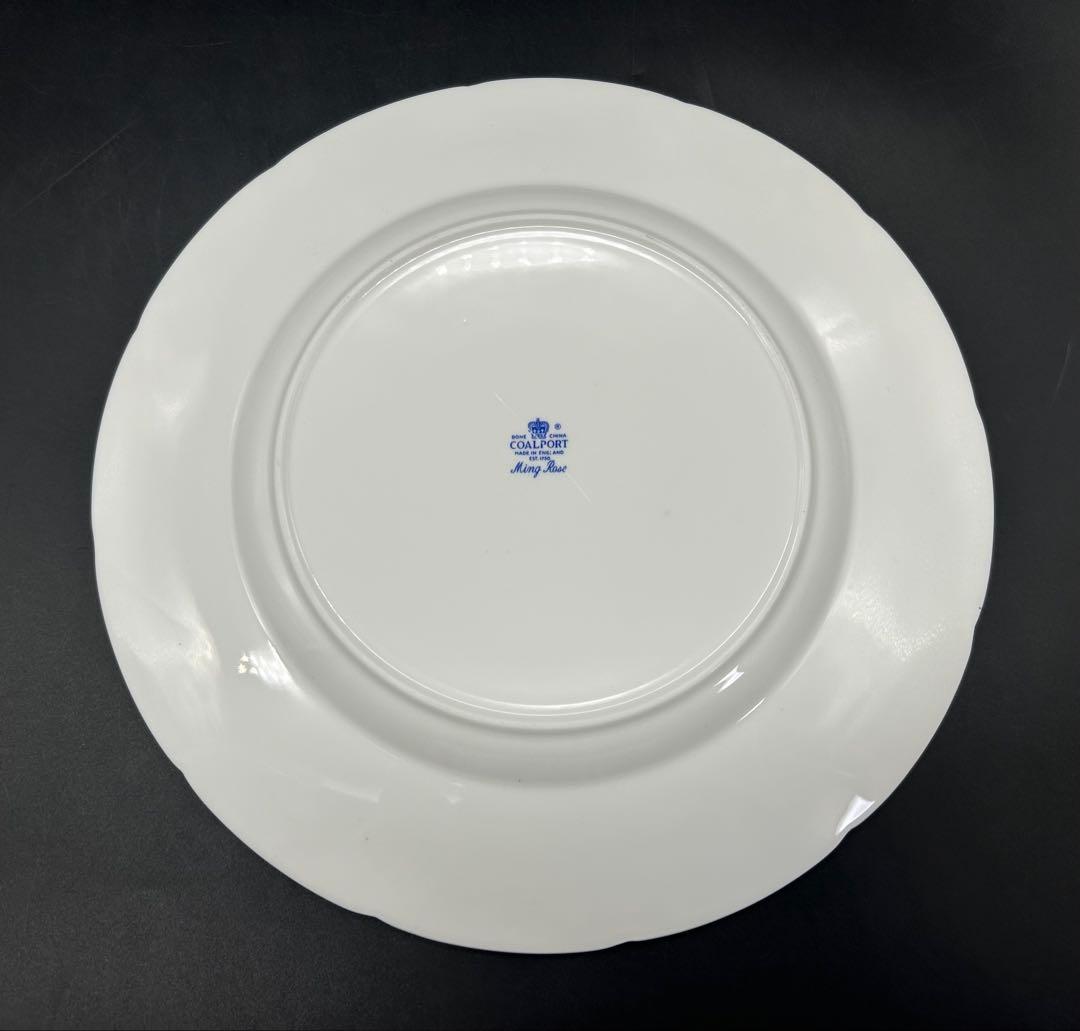 陶器　コールポート　COALPORT ミングローズ　MingRose 大皿　6枚