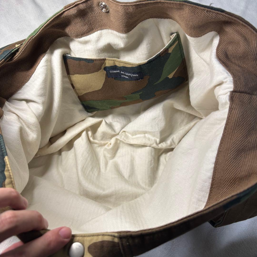 コムデギャルソンオム 迷彩ショルダーバッグ HR-K205 カモフラ