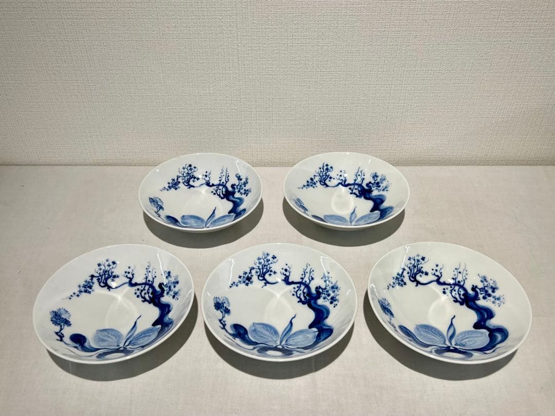 マイセン　ブルーオーキッド　皿　MEISSEN 6客セット