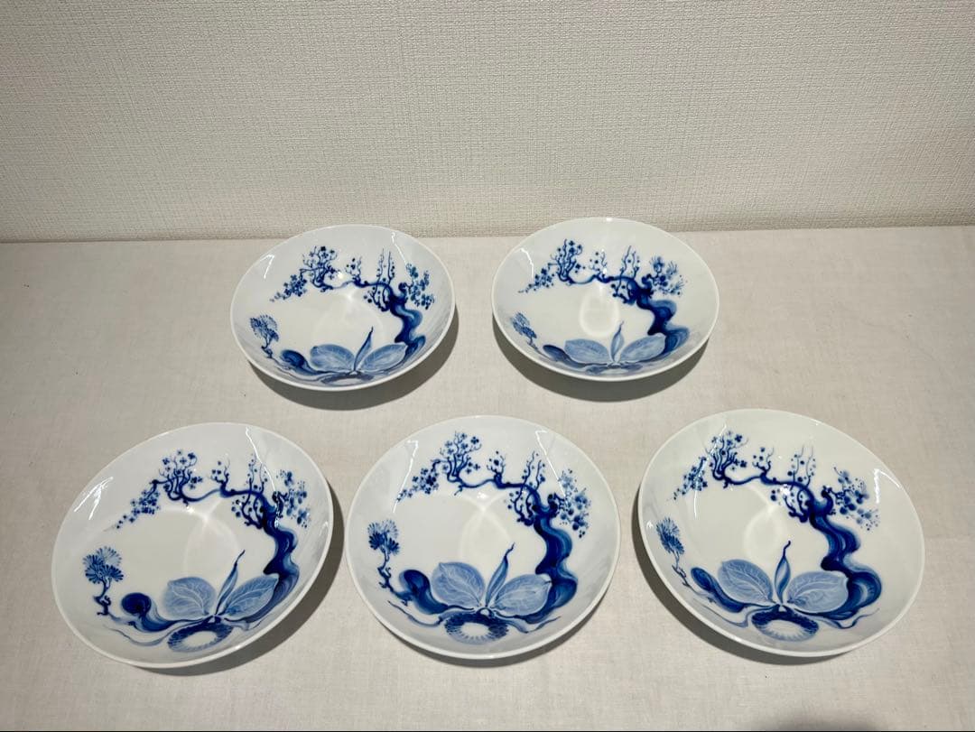 マイセン　ブルーオーキッド　皿　MEISSEN 6客セット