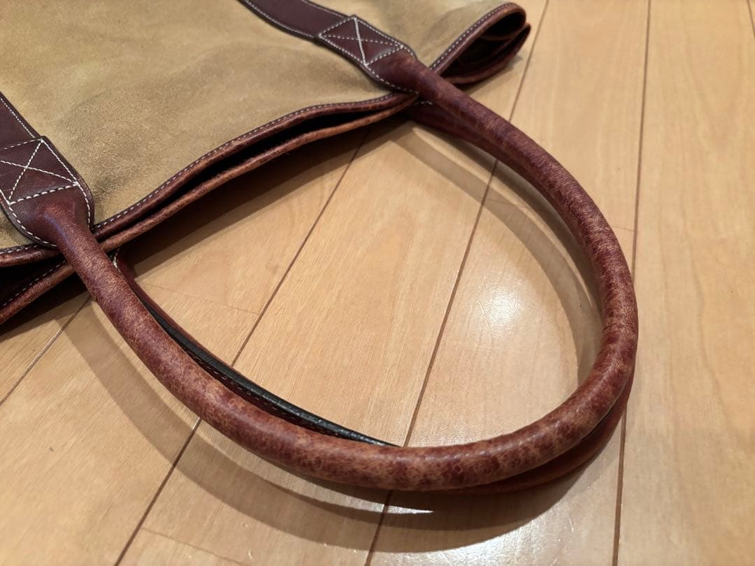 LANDS' END レザートートバッグ 革 LLビーンL.L.Bean好きに