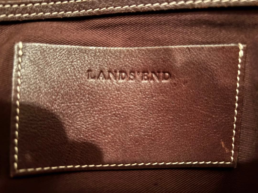 LANDS' END レザートートバッグ 革 LLビーンL.L.Bean好きに