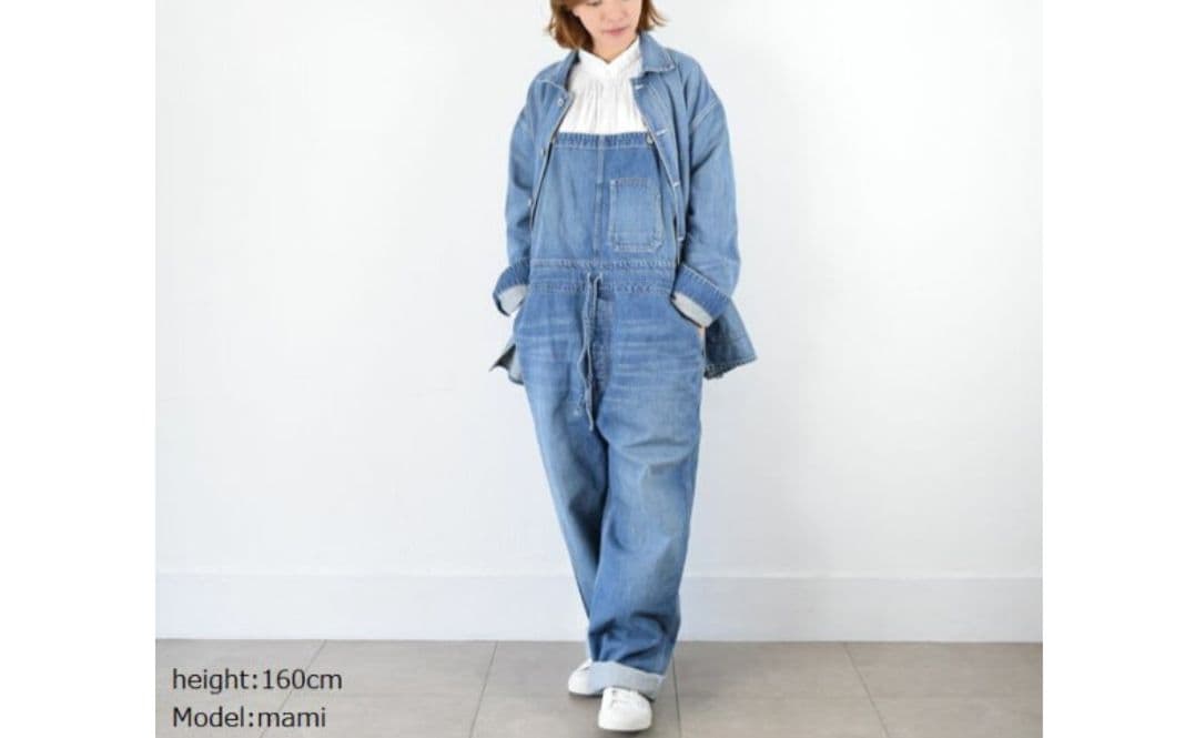 本日のみセール　Véritécœur デニムサロペット