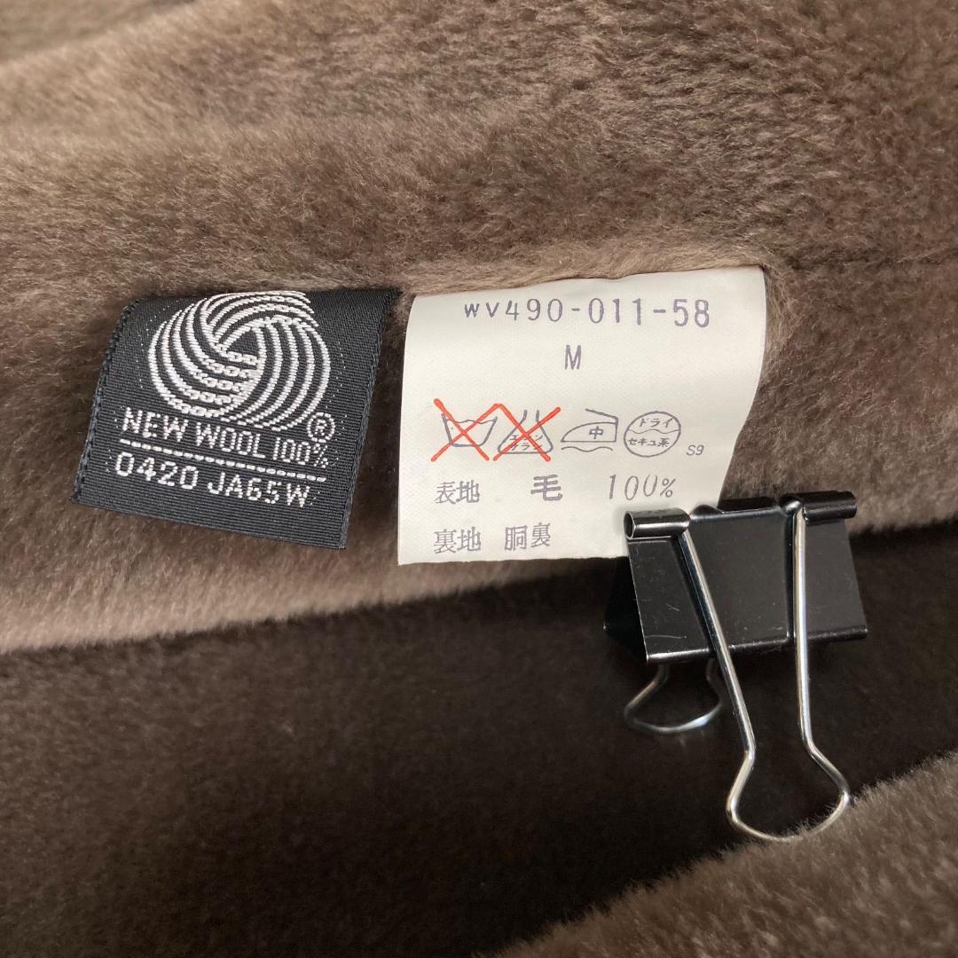 16563✨バーバリーズ 肉厚 ラムウール フェイクムートン ボアロングコート