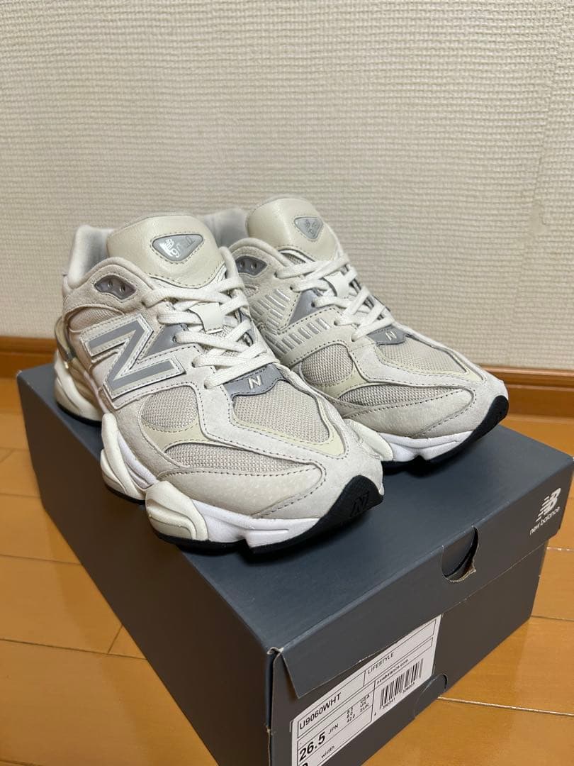 靴 New Balance U9060WHT 26.5cm