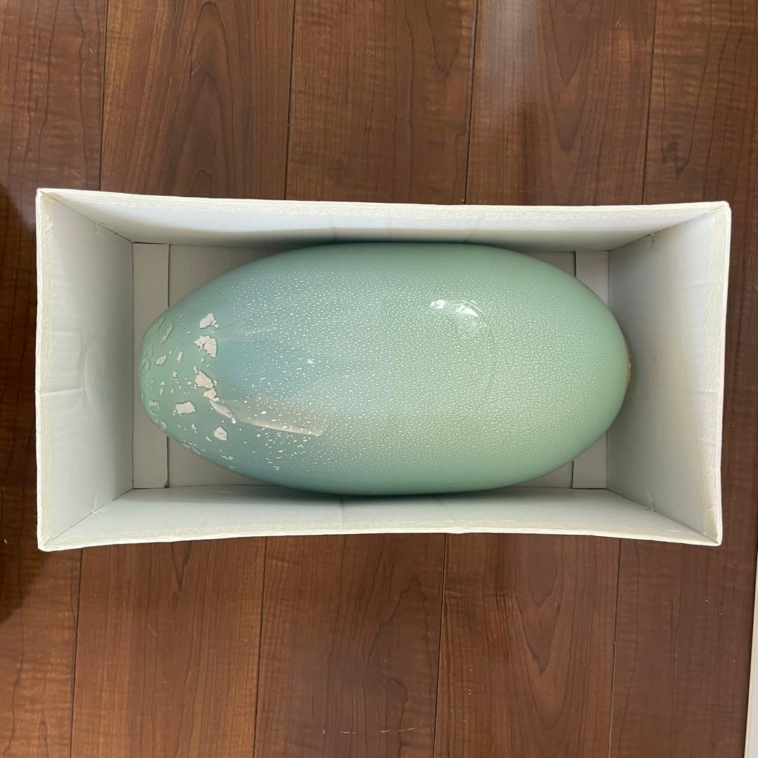 【箱付き】ガラス 花器　作家　岸本耕平
