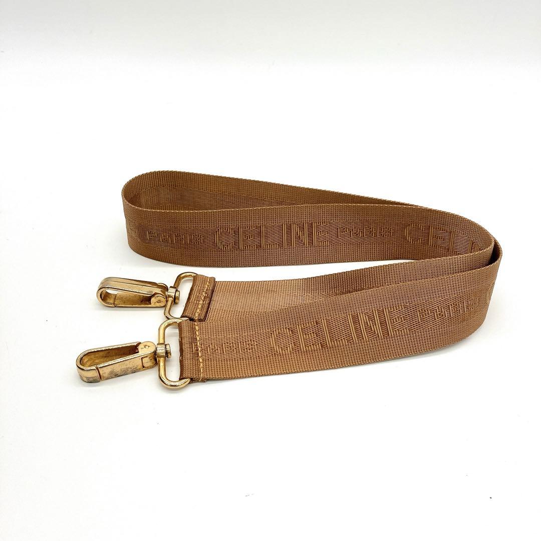 【CELINE】2wayバッグ　ボストンバッグ　マカダム柄　ダークブラウン