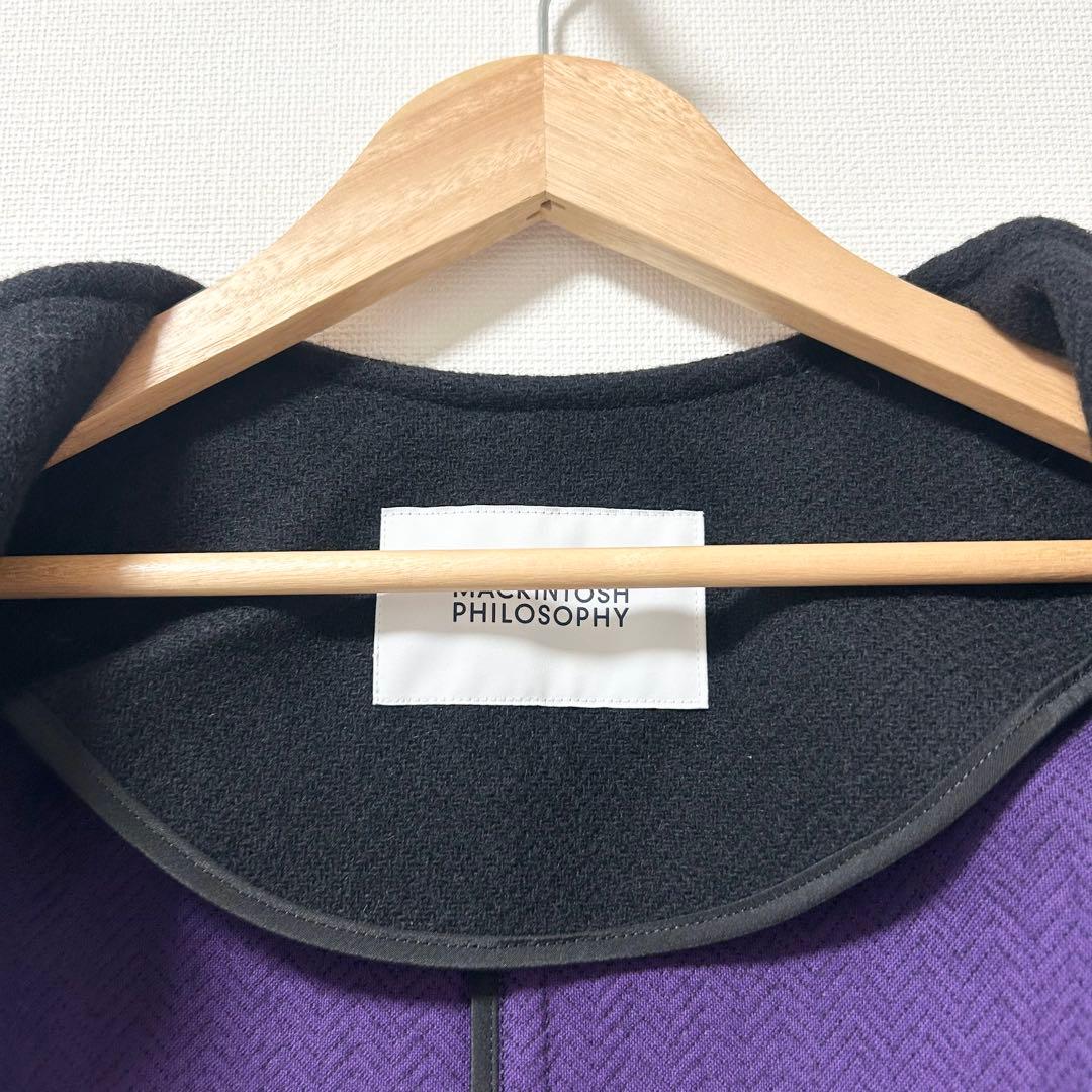 マッキントッシュフィロソフィー　WELBURY NO COLLAR 黒　36