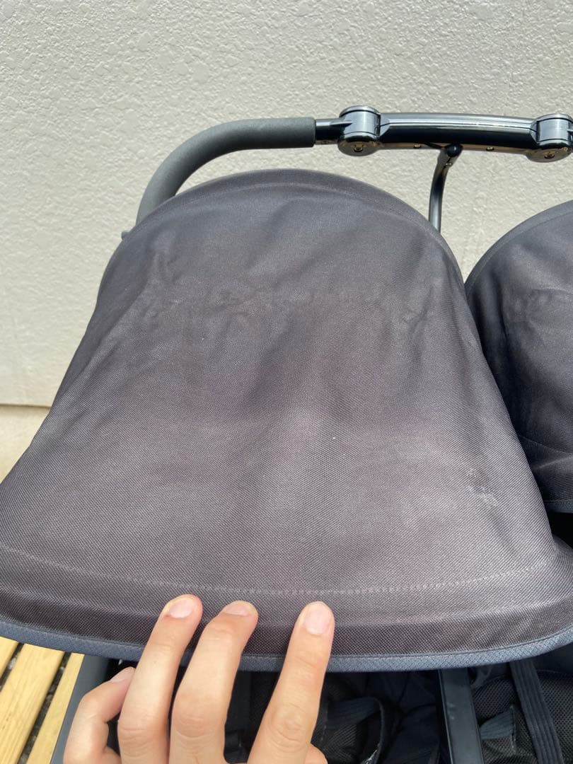 【美品】Combi コンビ ツインスピン GC 2人乗り ベビーカー 双子 兄弟