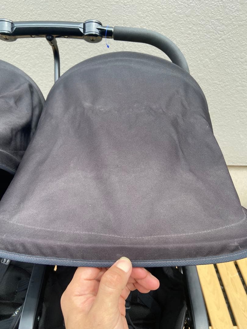 【美品】Combi コンビ ツインスピン GC 2人乗り ベビーカー 双子 兄弟