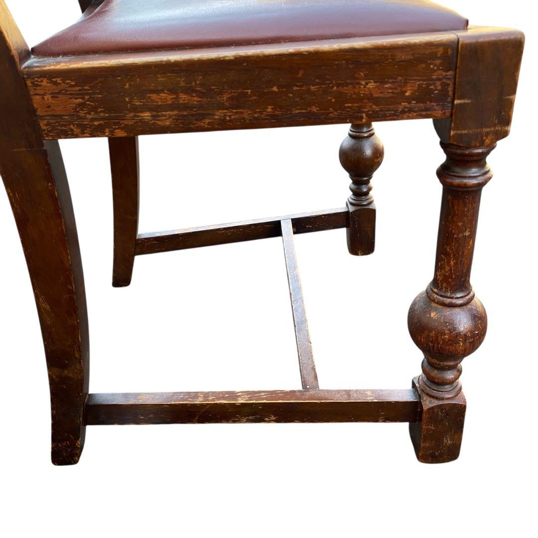 デンマーク製　アンティーク家具 ダイニング チェア 1900年代製作　西洋