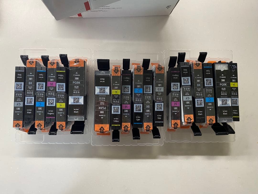 Canon PIXUS 381 380インクカートリッジセット 18本　純正品